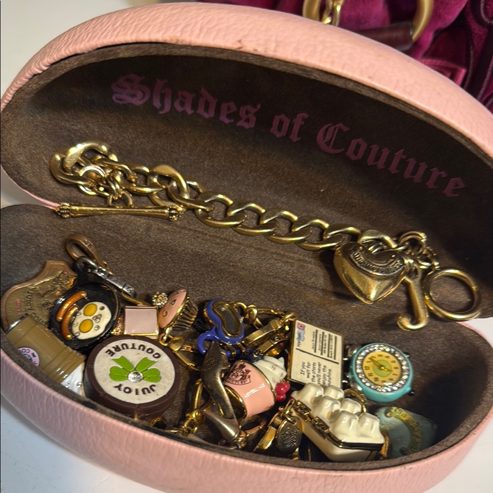 Juicy couture bracelet & charms